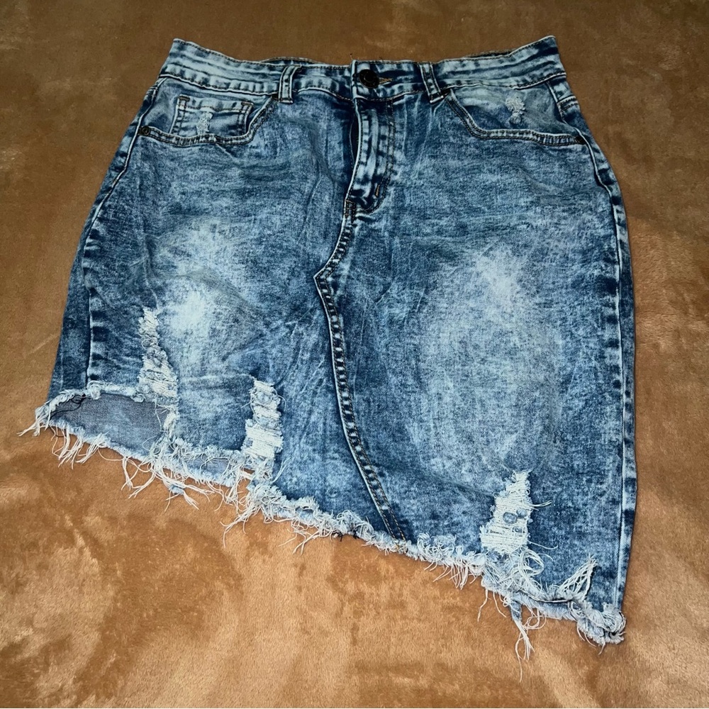💙♥️💙 Mini skirt ( blue denim)